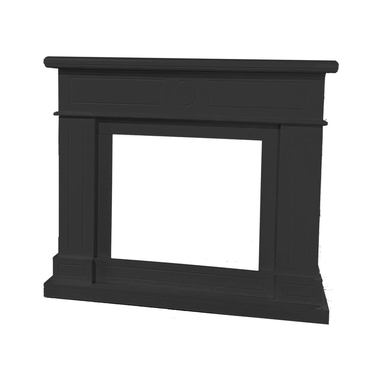SINED Cornice camino Lipari grigio antracite in MDF