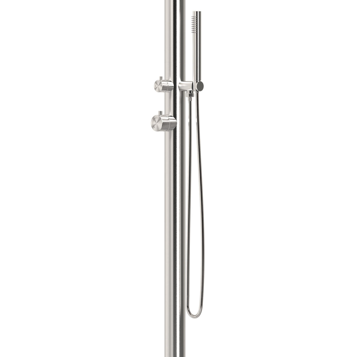Doccia da esterno Alghero, finitura Inox, vista 3