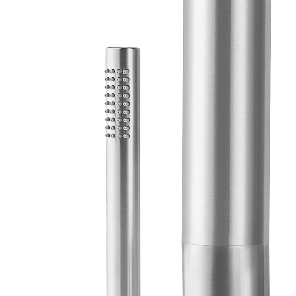 Doccia a parete Arborea, finitura Inox, vista 3