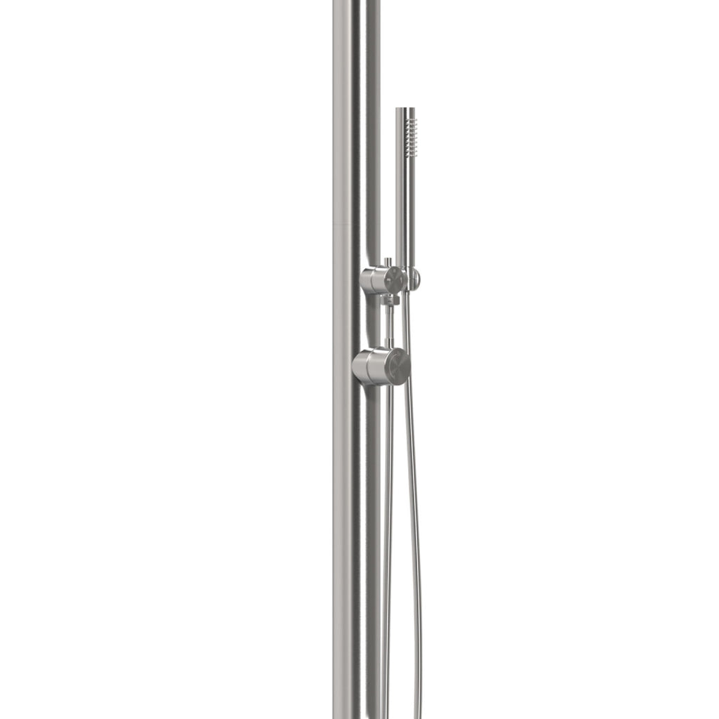 Doccia da esterno Bosa, finitura Inox, vista 1