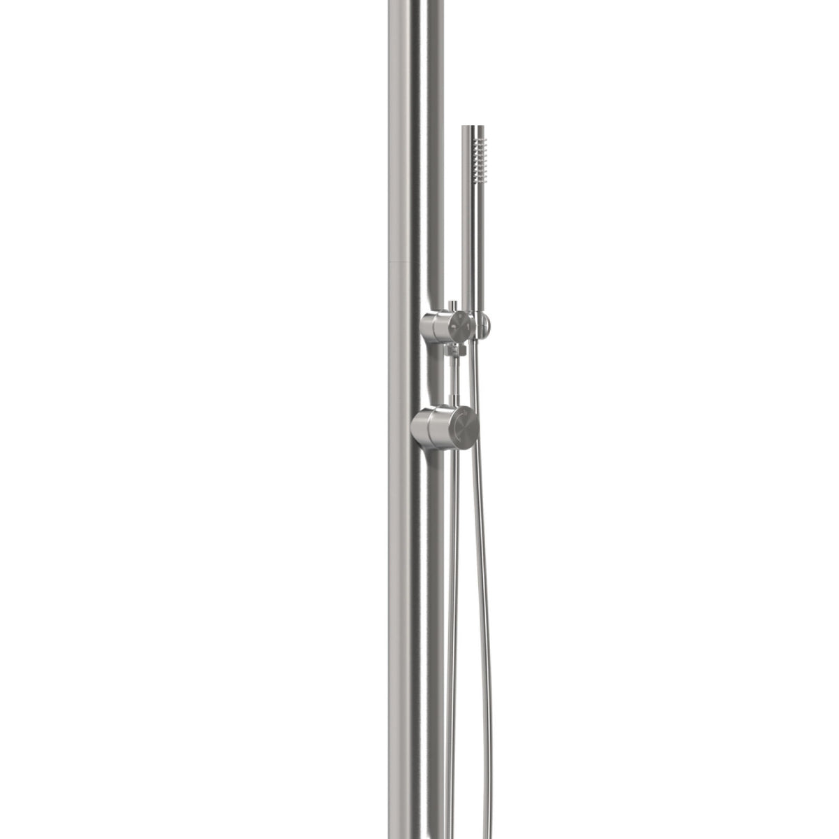 Doccia da esterno Bosa, finitura Inox, vista 1