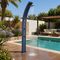 Doccia solare Lea grigia, foto ambientata