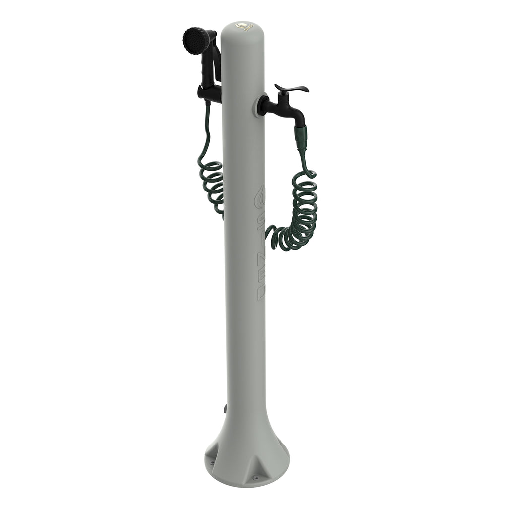 Fontanella da giardino Acqua Pro, tortora, su fondo bianco