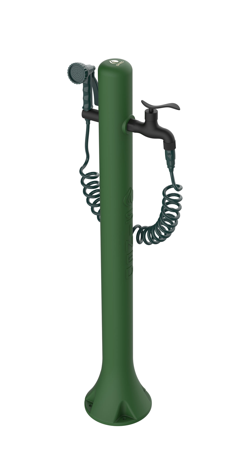 Fontanella da giardino Acqua Pro, verde, su fondo bianco
