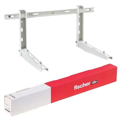Fischer Klima Strong 521762 – Staffe con traversa per unità esterne climatizzatori