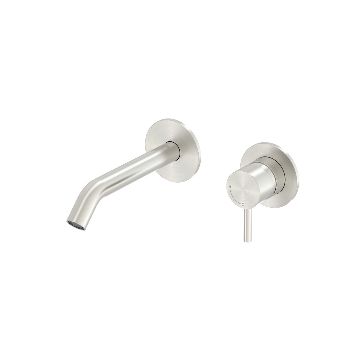 SINED Kit miscelatore e beccuccio Levante da parete in acciaio inox 316L — Inox