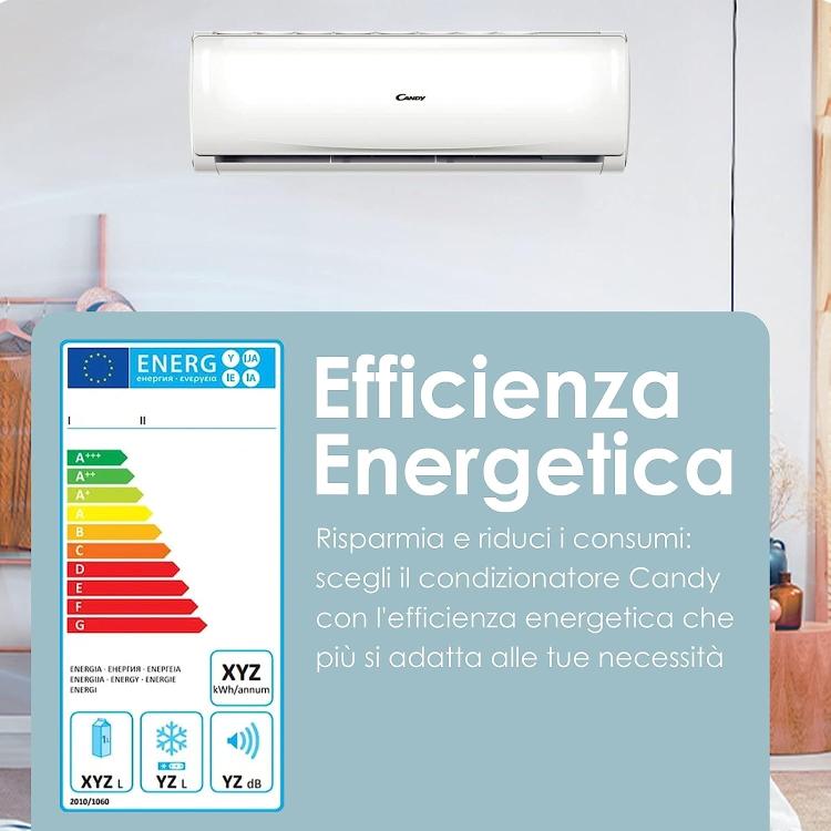 Candy Brezza Climatizzatore 9000 BTU Condizionatore INVERTER R32 A++ WIFI + APP