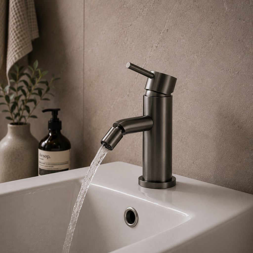 SINED Rubinetto bidet Levante in acciaio inox 316L — Canna di fucile