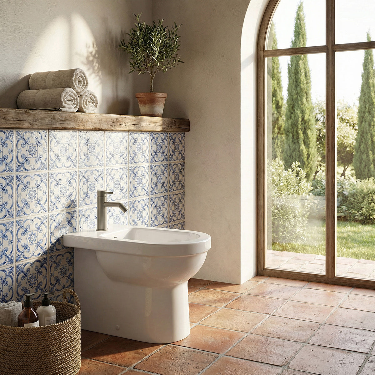 SINED Rubinetto bidet Levante in acciaio inox 316L — Canna di fucile