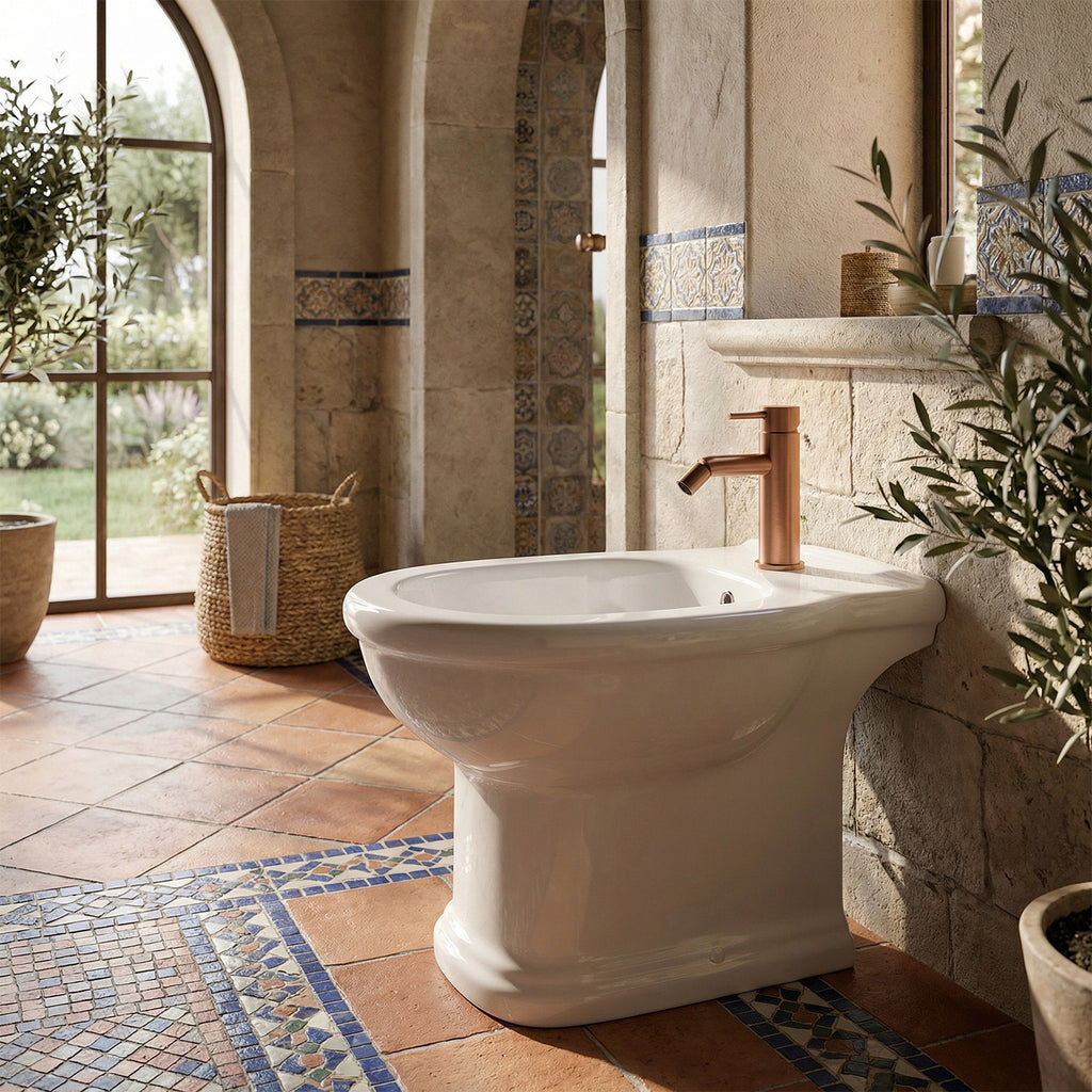 SINED Rubinetto bidet Levante in acciaio inox 316L — Oro rosa
