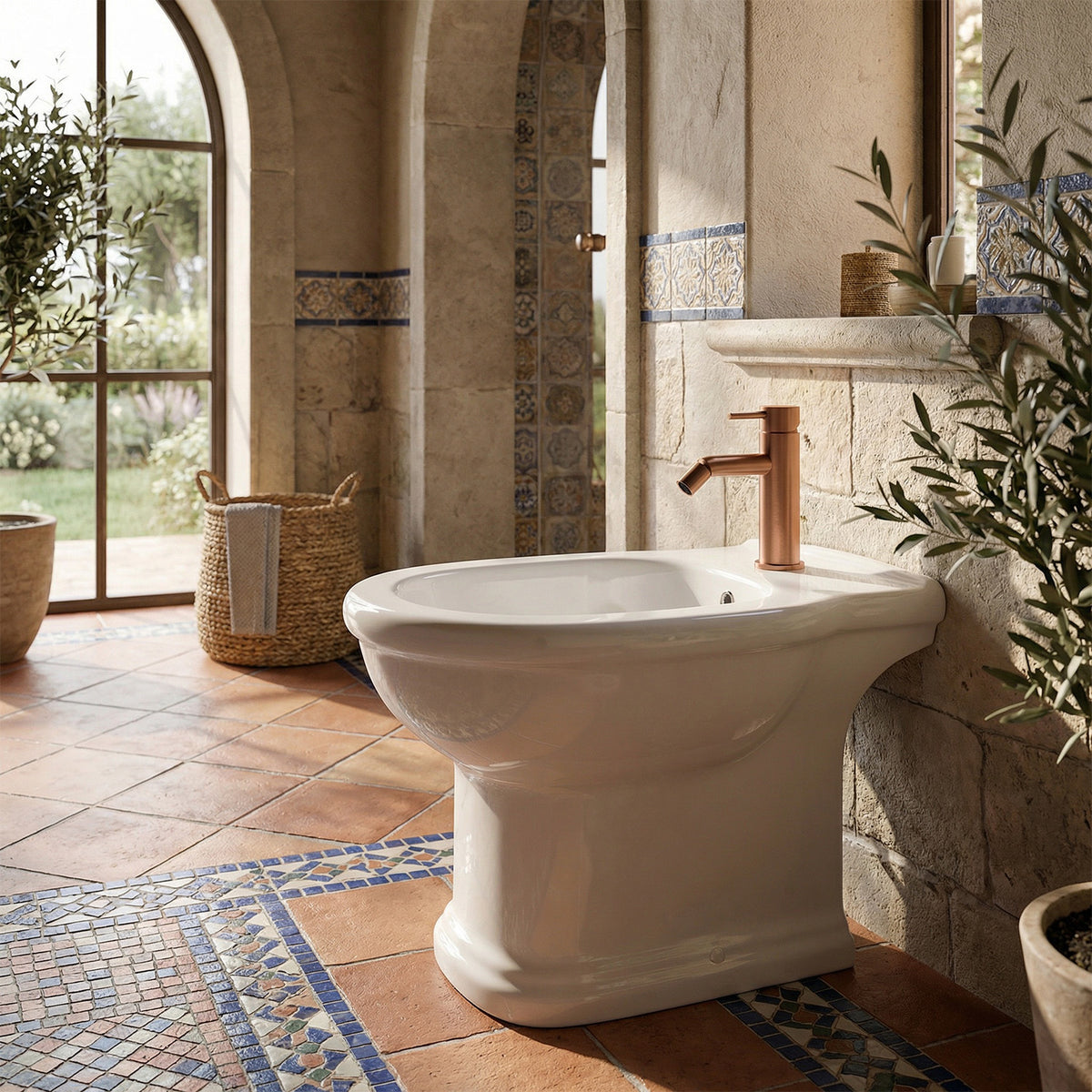 SINED Rubinetto bidet Levante in acciaio inox 316L — Oro rosa