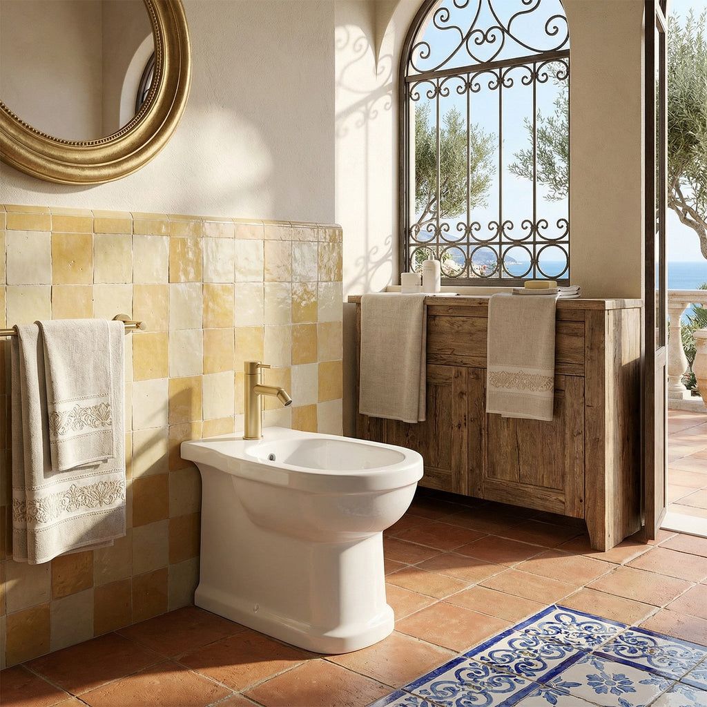 SINED Rubinetto bidet Levante in acciaio inox 316L — Oro