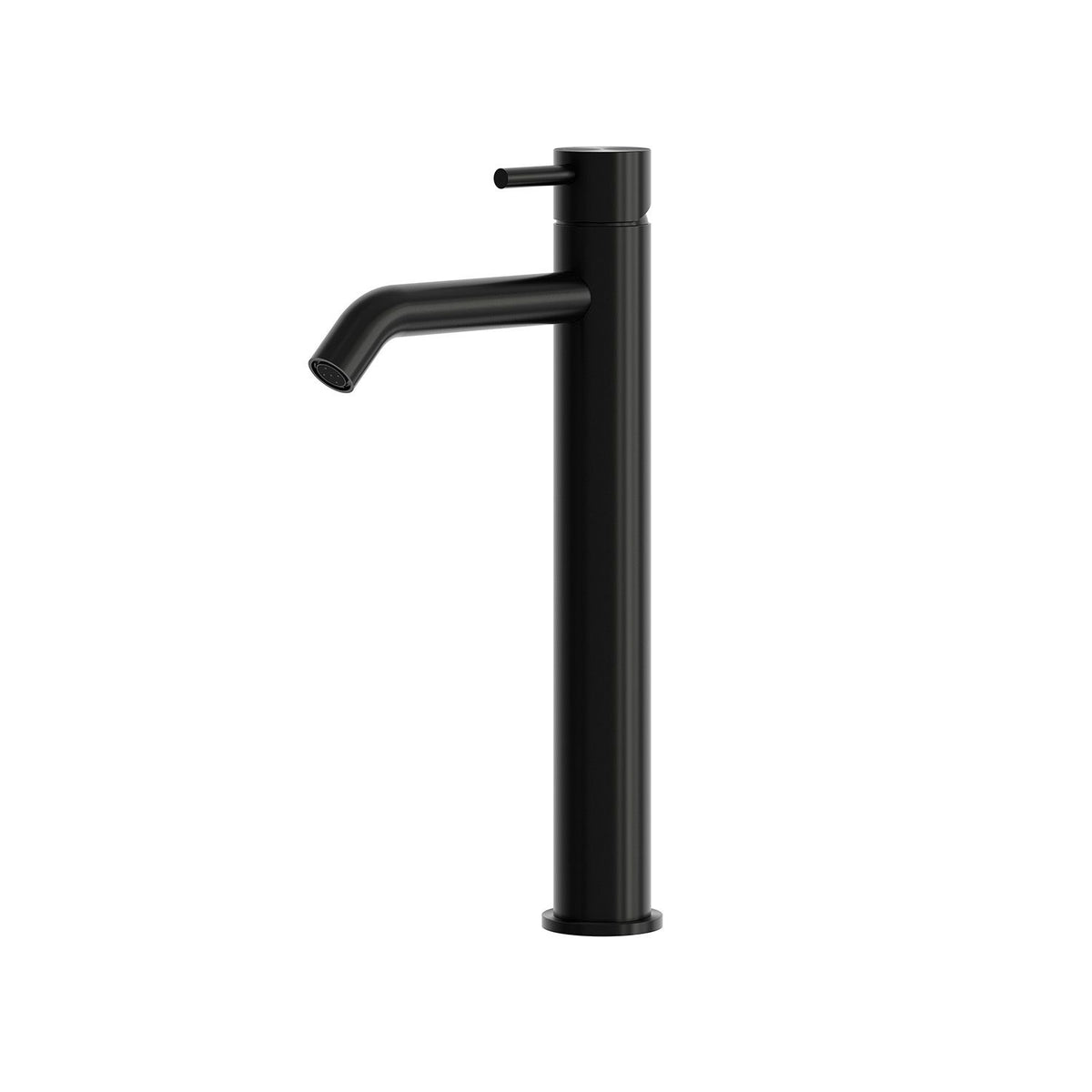 SINED Rubinetto lavabo Levante alto 25 cm in acciaio inox 316L — Nero
