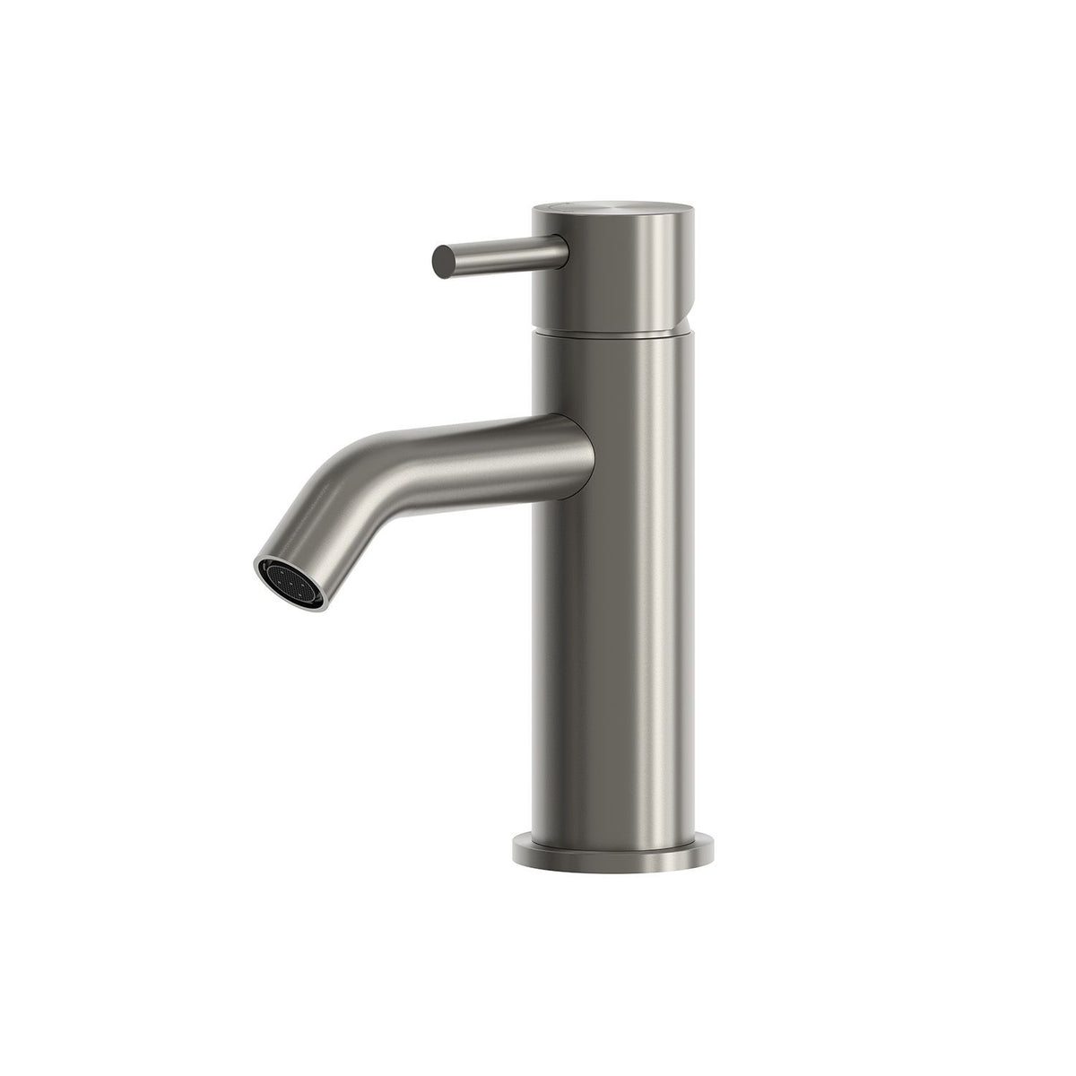 SINED Rubinetto lavabo Levante basso 17 cm in acciaio inox 316L — Canna di fucile