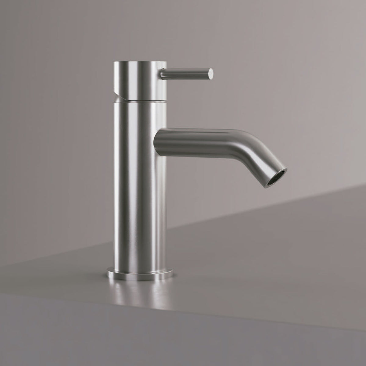 SINED Rubinetto lavabo Levante basso 17 cm in acciaio inox 316L — Inox