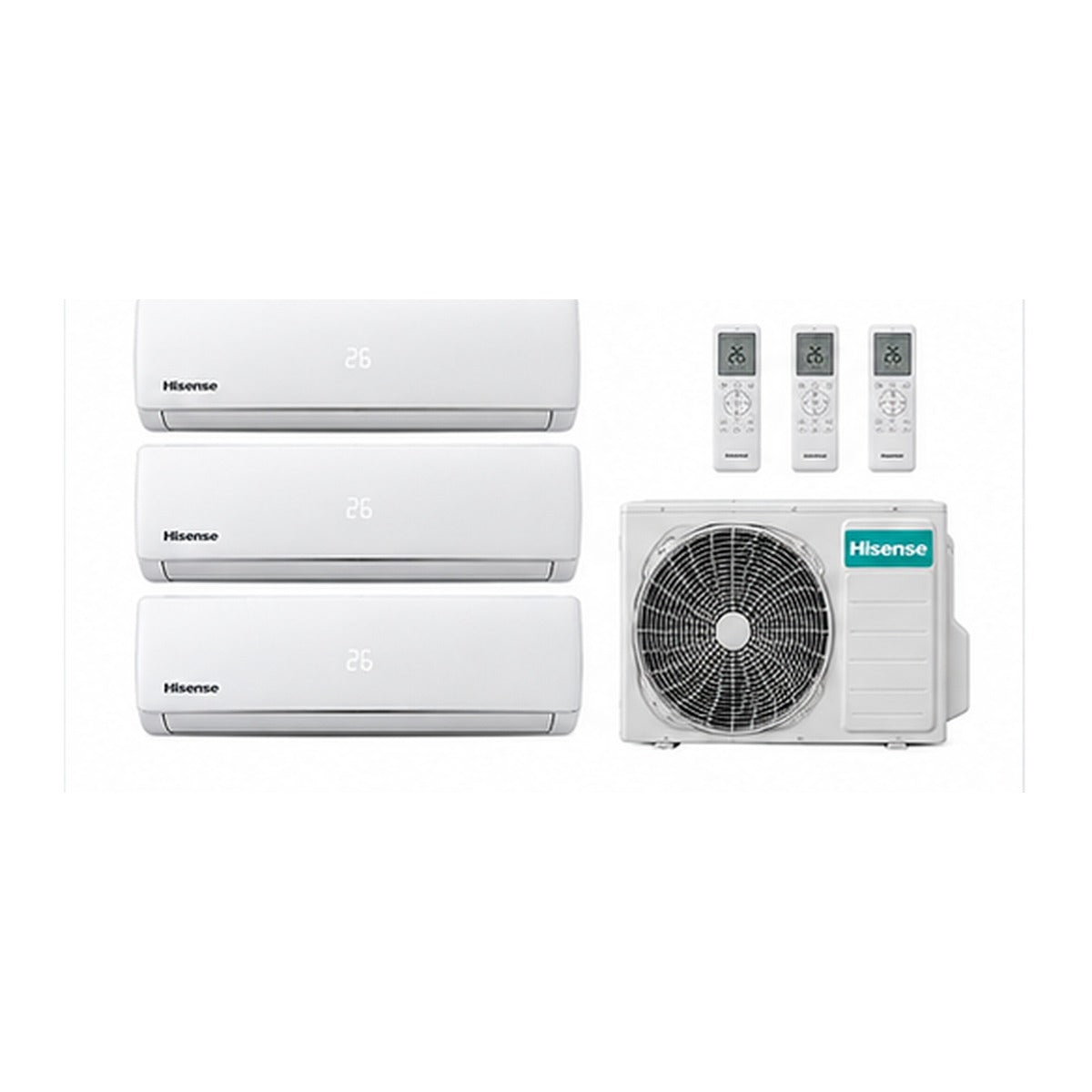 Hisense UniAir Trial Split 9000+9000+12000 BTU - SKU 7830