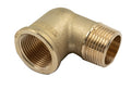 Gomito 90° maschio-femmina 1" in ottone Tiemme