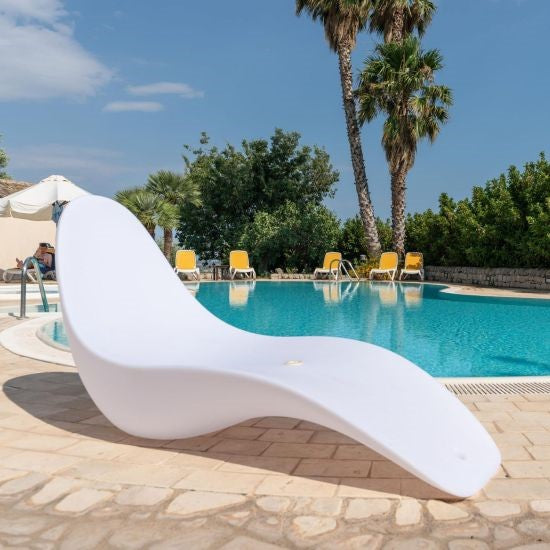 Chaise longue SINED CHAISE-LONGUE-SIRIO bianca