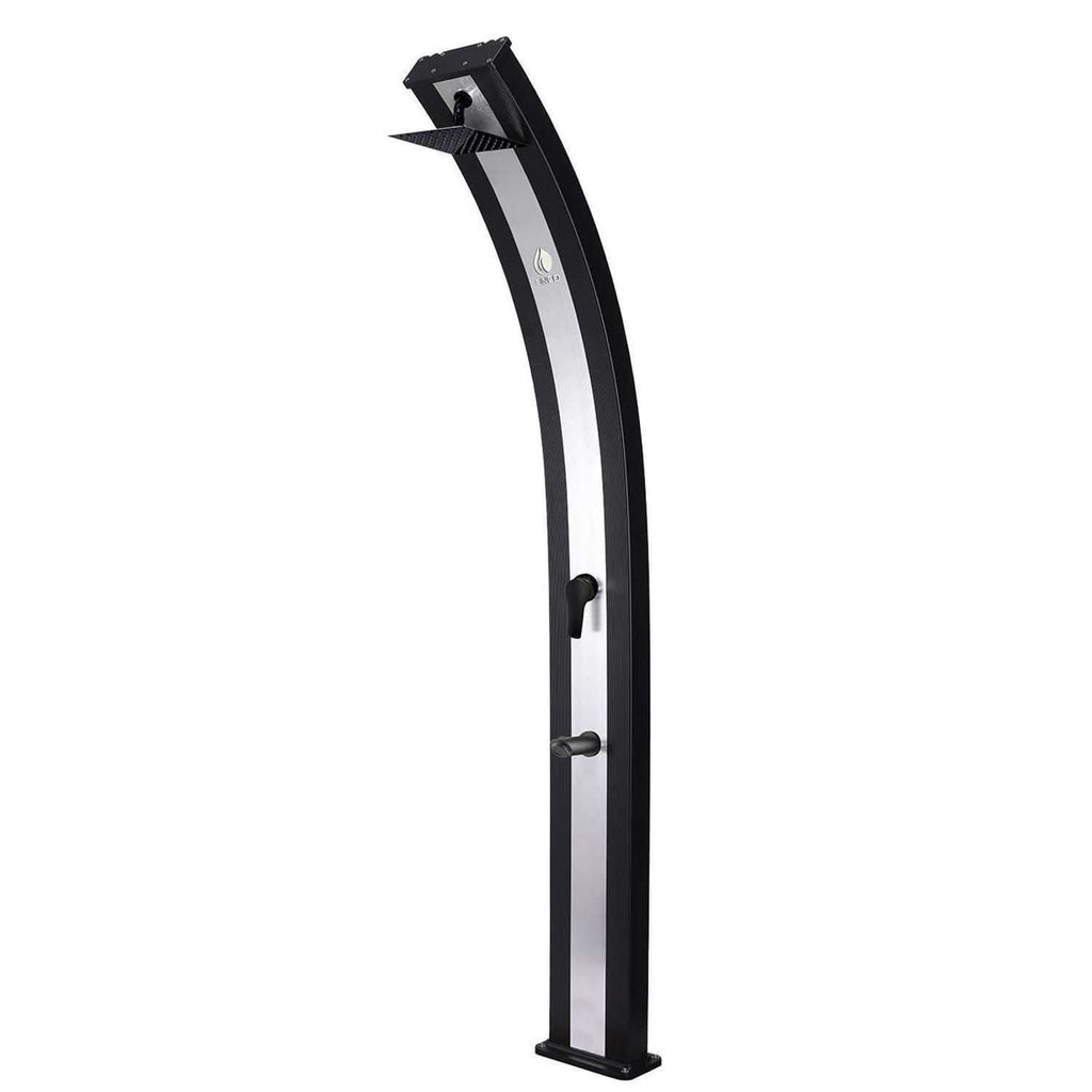 Doccia solare Ella, nera inox, immagine prodotto