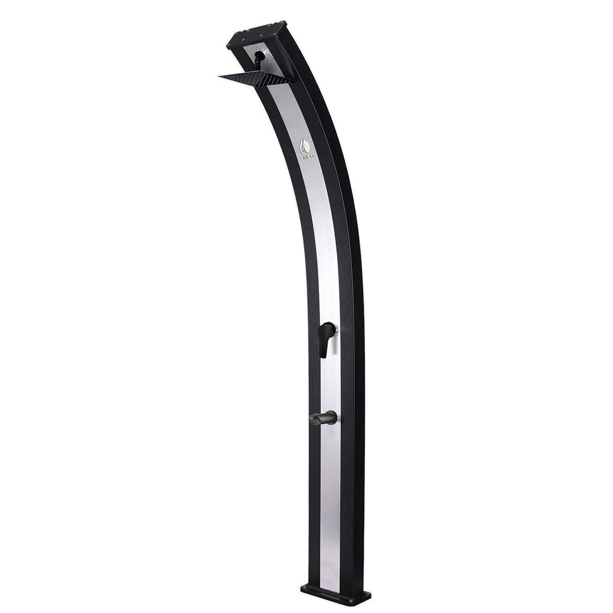 Doccia solare Ella, nera inox, immagine prodotto